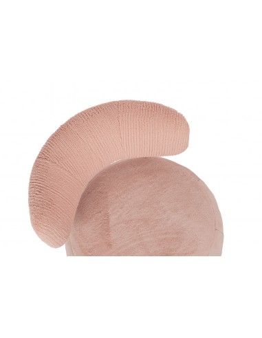 Fotel LOW TEDDY PINK różowy