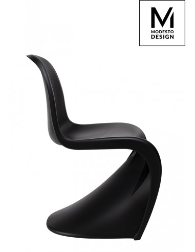 MODESTO krzesło HOVER czarne - polipropylen