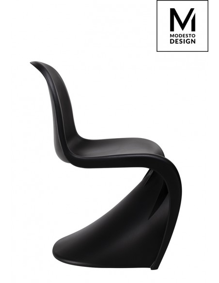 MODESTO krzesło HOVER czarne - polipropylen