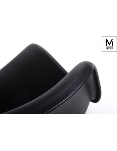 MODESTO krzesło HOVER czarne - polipropylen