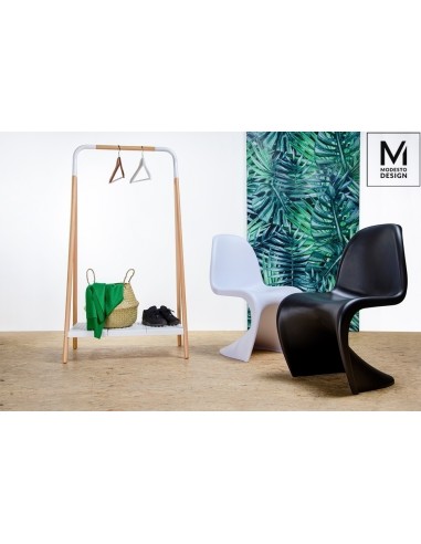 MODESTO krzesło HOVER czarne - polipropylen