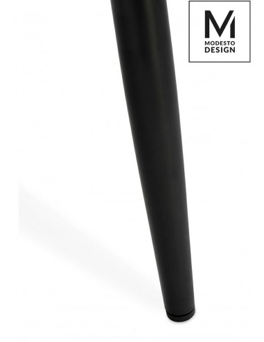 MODESTO krzesło LUCY czarne - welur, metal