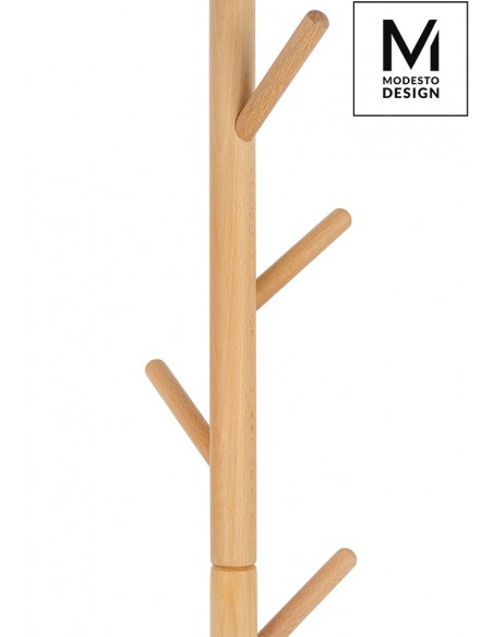 MODESTO wieszak stojący STICK naturalny - drewno bukowe