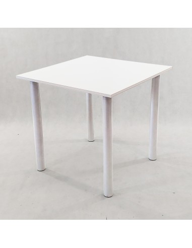 Zestaw stół Lugano 80 biały i 4 krzesła Nicea...