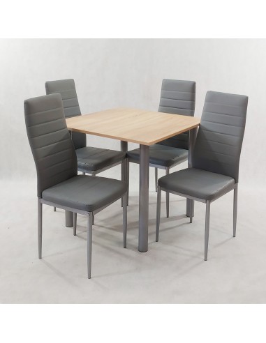 Zestaw stół Lugano 80 sonoma i 4 krzesła Nicea...