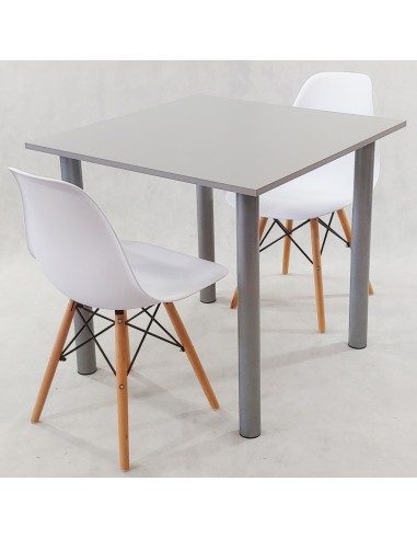 Zestaw stół Lugano 80 sonoma i 2 krzesła Milano...