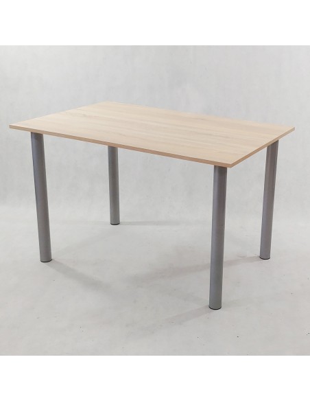 Zestaw stół Lugano 120 sonoma i 4 krzesła Milano szare