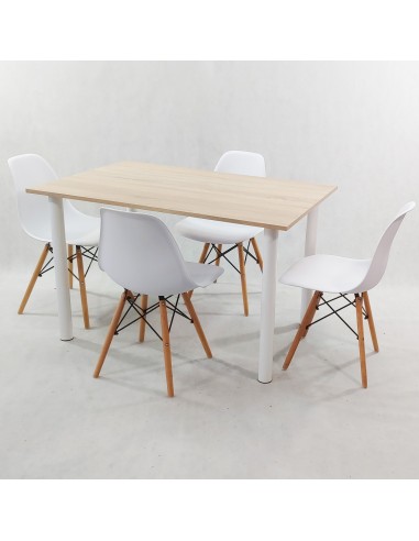 Zestaw stół Lugano 120 sonoma i 4 krzesła...