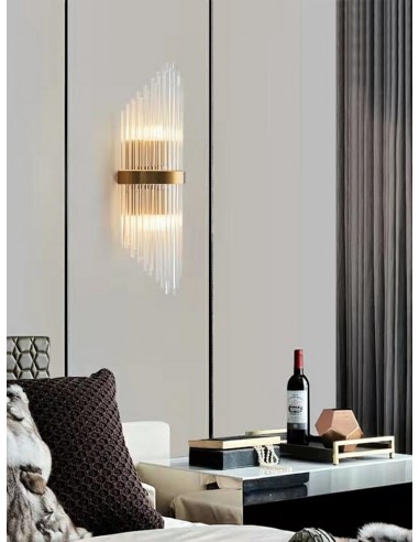 MOOSEE lampa ścienna FLORENS złota