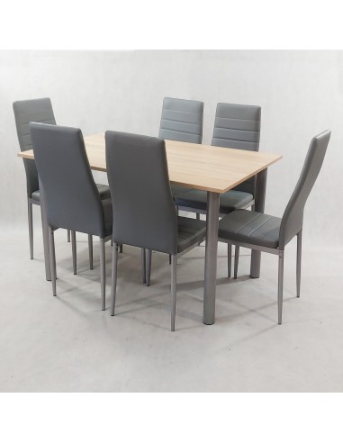 Zestaw stół Lugano 120 sonoma i 6 krzeseł Nicea...