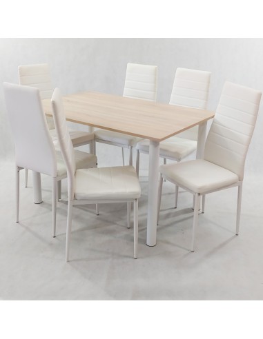 Zestaw stół Lugano 120 sonoma i 6 krzeseł Nicea...