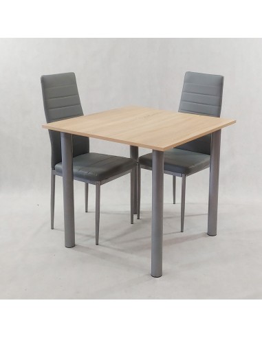 Zestaw stół Lugano 80 sonoma i 2 krzesła Nicea...