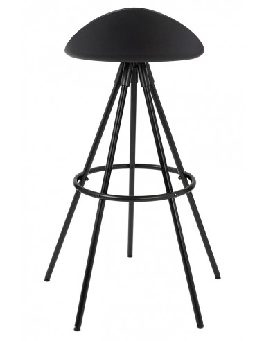 Krzesło barowe LANZA 76 czarne