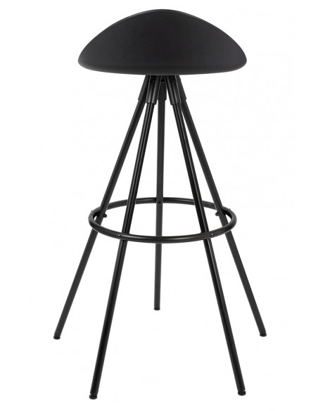 Krzesło barowe LANZA 76 czarne