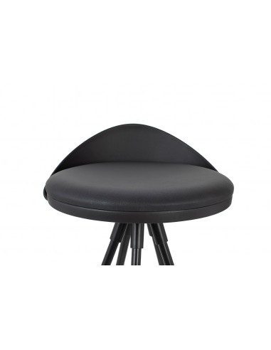 Krzesło barowe LANZA 76 czarne