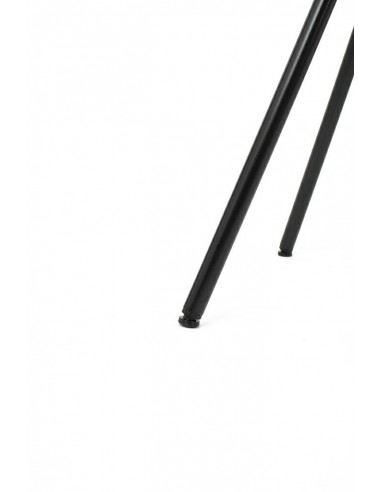 Krzesło barowe LANZA 76 czarne