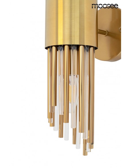 MOOSEE lampa ścienna AMADEO złota