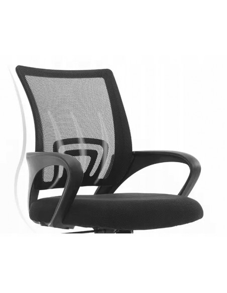 Krzesło biurowe obrotowe BASIC czarne