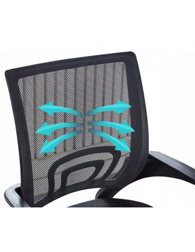 Krzesło biurowe obrotowe BASIC czarne