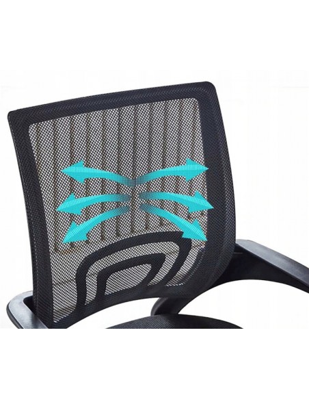 Krzesło biurowe obrotowe BASIC czarne