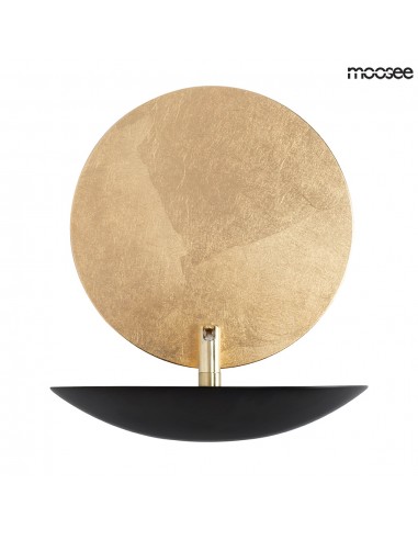 MOOSEE lampa ścienna ECLISE  złota / czarna