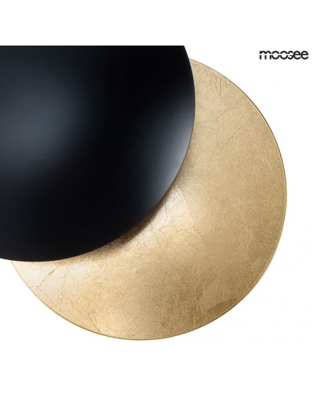 MOOSEE lampa ścienna ECLISE  złota / czarna