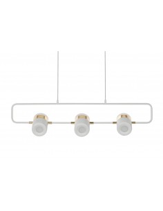 Lampa wisząca BLINK 3 biała - LED, metal