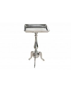 INVICTA stolik JARDIN SQUARE srebrny - aluminium 2