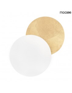MOOSEE lampa ścienna ECLISE  złota / biała