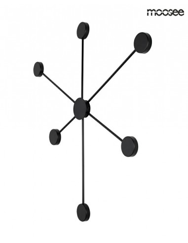 MOOSEE lampa ścienna SHADOW 6 CLOSE czarna