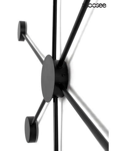 MOOSEE lampa ścienna SHADOW 6 CLOSE czarna