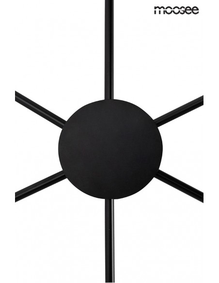 MOOSEE lampa ścienna SHADOW 6 CLOSE czarna