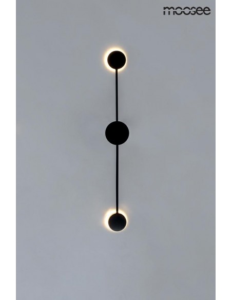 MOOSEE lampa ścienna SHADOW 2 CLOSE czarna