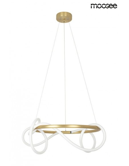 MOOSEE lampa wisząca SERPIENTE 60 złota