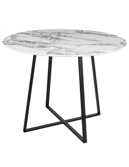 Stół CARAT 100 - MDF, czarna podstawa Stół CARAT 100 - MDF, czarna podstawa