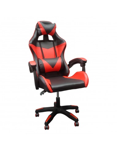 Krzesło obrotowe gamingowe, czarno - czerwone