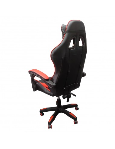 Krzesło obrotowe gamingowe, czarno - czerwone