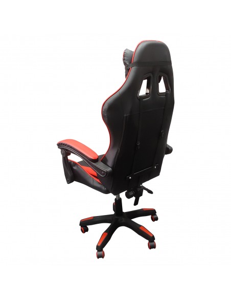 Krzesło obrotowe gamingowe, czarno - czerwone