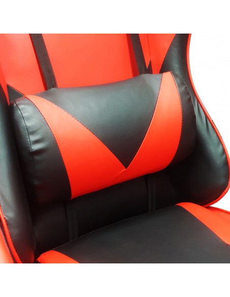 Krzesło obrotowe gamingowe, czarno - czerwone