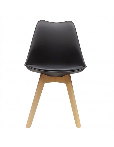 4 krzesła NORDEN czarne