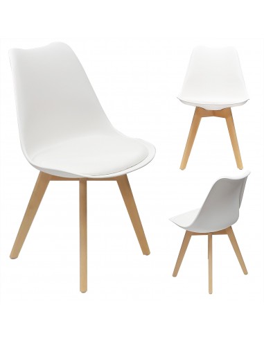 Krzesło NORDEN białe