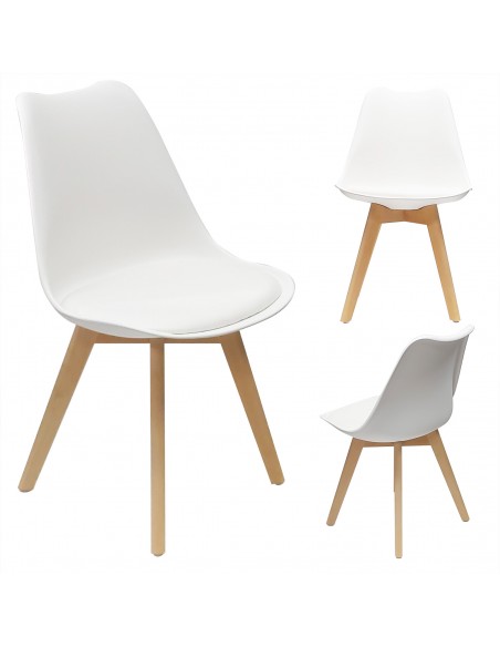 Krzesło NORDEN białe