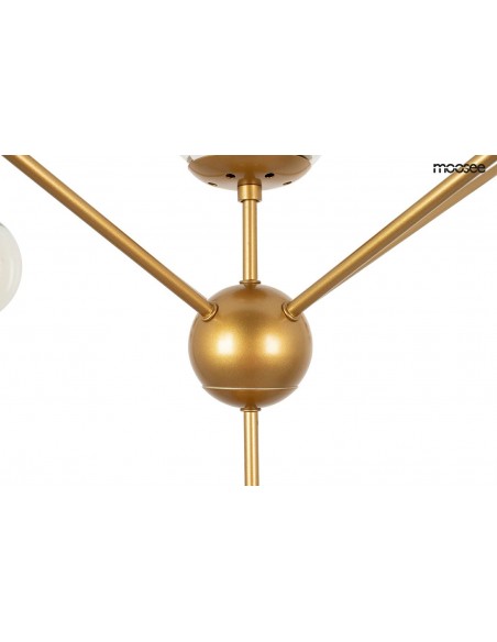 MOOSEE lampa wisząca ASTRIFERO 15 złota / bursztynowa