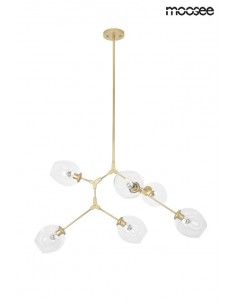 MOOSEE lampa wisząca SPLIT 6 złota 2