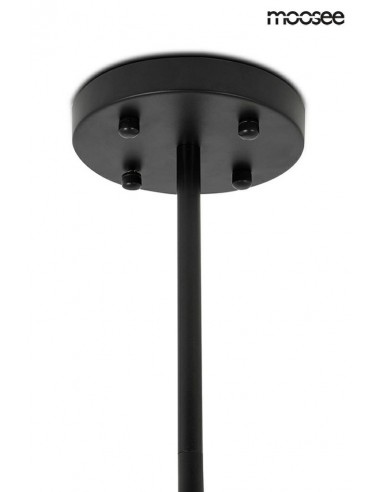 MOOSEE lampa wisząca ASTRIFERO 15 czarna / bursztynowa