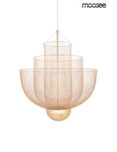 MOOSEE lampa wisząca MESH 45 złota