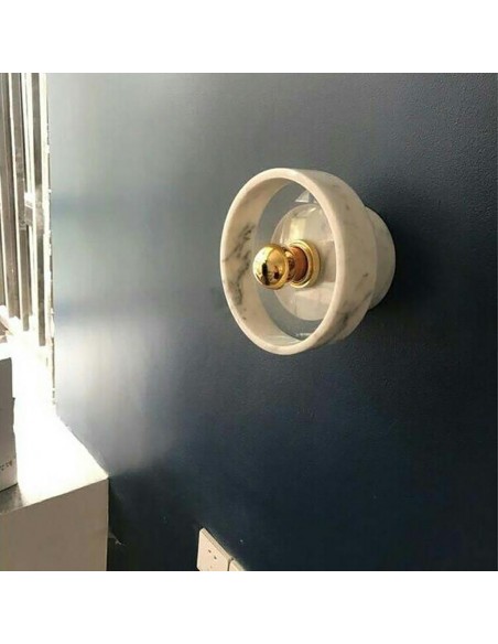 MOOSEE lampa ścienna ARCO biała