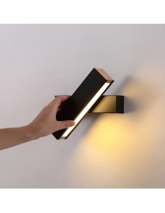 MOOSEE lampa ścienna ORBIS czarna 2