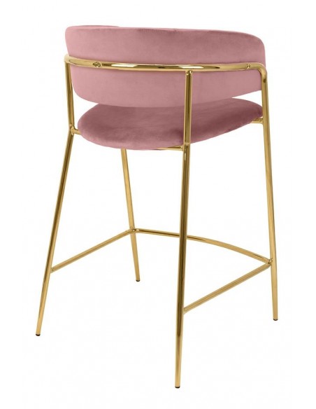 Krzesło barowe DELTA 65 różowe Krzesło barowe DELTA 65 różowe
