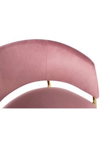 Krzesło barowe DELTA 65 różowe